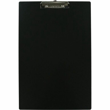 Saunders Aluminum Tabloid Clipboard - Storage for Paper - 11&quot; x 17&quot; - Aluminum - Black - 1 Each
