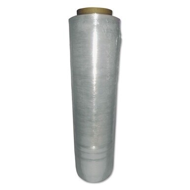 Heavy Pallet Film Wrap, 55-Gauge, 18&quot; x 1,500 ft, 4 Rolls/Carton
