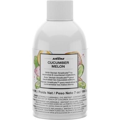Vectair Systems Airoma Dispenser Fragrance Refill - Aerosol - 6000 ft?É?í?¢‚Ç¨?°?É‚Äö?Ç¬? - Cucumber &amp; Melon - 60 Day - 12 / Carton - Odor Neutralizer