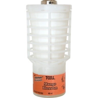 Rubbermaid Commercial TCell Odor Control Dispenser Refill - 6000 ft√É∆í√¢‚Ç¨≈°√É‚Äö√Ç¬≥ - Mango Blossom - 60 Day - 1 Each - Odor Neutralizer, VOC-free