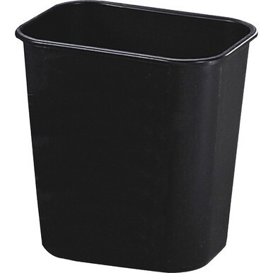 Rubbermaid Commercial 13 QT Standard Deskside Wastebaskets - 3.25 gal Capacity - Rectangular - Dent Resistant, Rust Resistant, Easy to Clean, Durable - 12.1&quot; Height x 8.3&quot; Width x 11.4&quot; Depth - Plasti