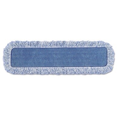 High Absorbency Mop Pad, Nylon/Polyester Microfiber, 18&quot; Long, Blue