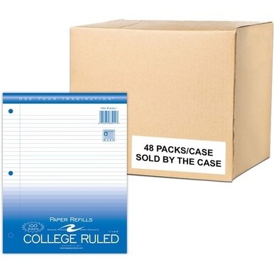 Roaring Spring College Ruled Filler Paper - 100 Sheets - 200 Pages - Printed - Both Side Ruling Surface - Red Margin - 3 Hole(s) - 15 lb Basis Weight - 56 g/m&amp;#178; Grammage - 11&quot; x 8 1/2&quot; - 0.30&quot; x 8