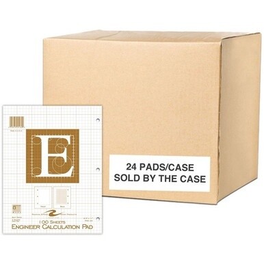 Roaring Spring 5x5 Grid Engineering Pad - 100 Sheets - 200 Pages - Printed - Glued - Back Ruling Surface - 3 Hole(s) - 20 lb Basis Weight - 75 g/m&amp;#178; Grammage - 11&quot; x 8 1/2&quot; - 0.40&quot; x 8.5&quot; x 11&quot; - 