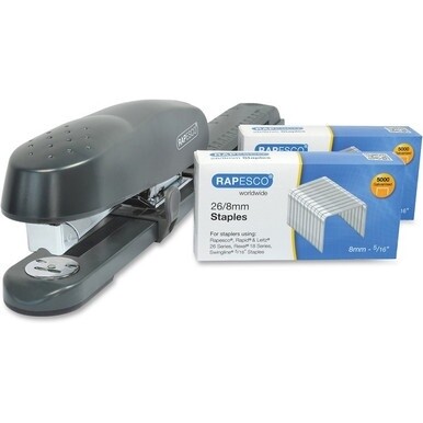 Rapesco 790 Long Arm Stapler with Staples Set - 50 of 80g/m&amp;#178; Paper Sheets Capacity - 26/8mm, 24/8mm, 26/6mm, 24/6mm Staple Size - 1 Each