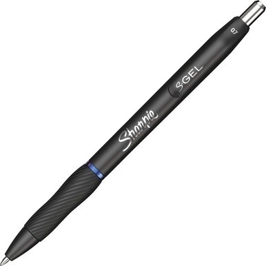 Sharpie S-Gel Pens - 0.7 mm Pen Point Size - Retractable - Blue Gel-based Ink - 1 Dozen