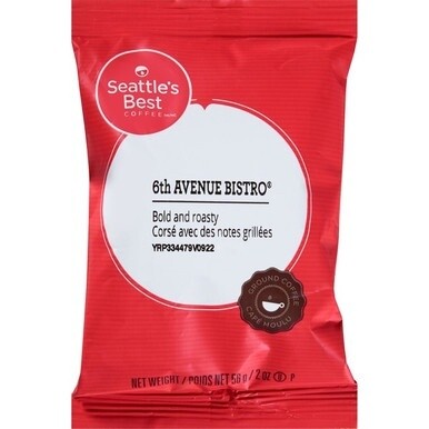 Seattle&#39;s Best Coffee 6th Avenue Bistro Coffee - Dark - 2 oz - 18 / Box