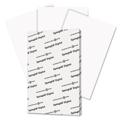 Digital Index White Card Stock, 92 Bright, 110 lb Index Weight, 11 x 17, White, 250/Pack