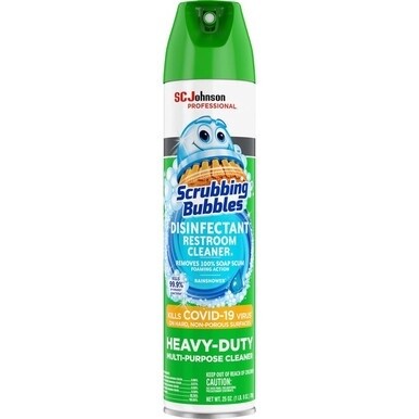 Scrubbing Bubbles&amp;reg; Disinfectant Cleaner - Ready-To-Use - 25 fl oz (0.8 quart) - 1 Each - White