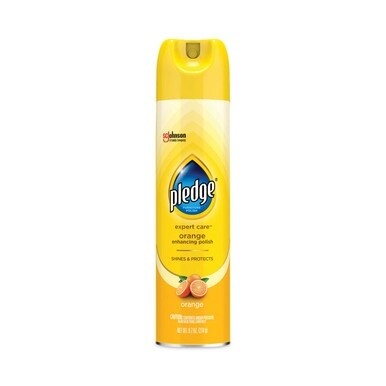 Furniture Polish, Orange Clean Scent, 9.7 oz Aerosol Spray