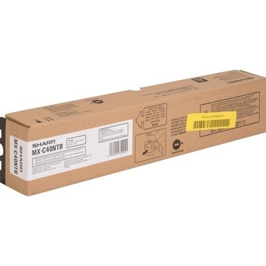 Sharp MX-C40NTB Original Toner Cartridge - Laser - 10000 Pages - Black