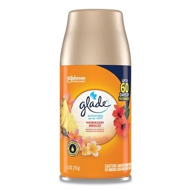 Automatic Air Freshener, Hawaiian Breeze, 6.2 oz, 6/Carton