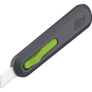 Slice Auto Retract Utility Knife - Ceramic Blade - Retractable, Non-sparking, Non-conductive, Rust-free Blade, Durable, Ambidextrous, Comfortable - Glass-filled Nylon, Stainless Steel, Zirconia, Carbo