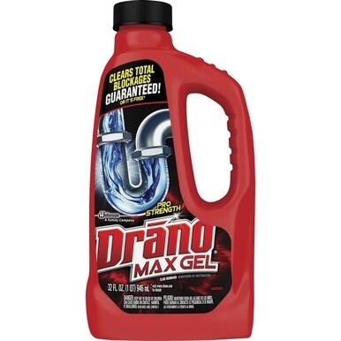 Drano Max Gel Clog Remover - Ready-To-UseBottle - 1 Each - Clear