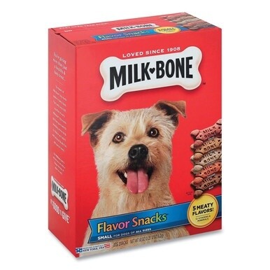 Small Sized Dog Biscuits, Bacon; Beef; Chicken; Sausage; Turkey, 60 oz