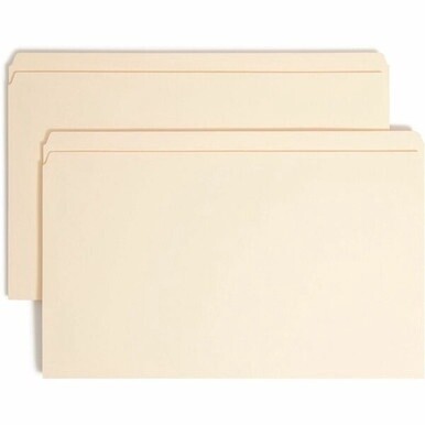 Smead Straight Tab Cut Legal Recycled Fastener Folder - 8 1/2&quot; x 14&quot; - 3/4&quot; Expansion - 1 x 2K Fastener(s) - 2&quot; Fastener Capacity for Folder - Manila - Manila - 10% Recycled - 50 / Box