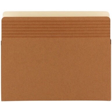 Smead Easy Grip&amp;reg; File Pocket, Straight-Cut Tab, 5-1/4" Expansion, Letter Size, Redrope, 10 per Box (73209) - 8 1/2" x 11" - 5 1/4" Expansion - Redrope - Redrope - 30% Recycled