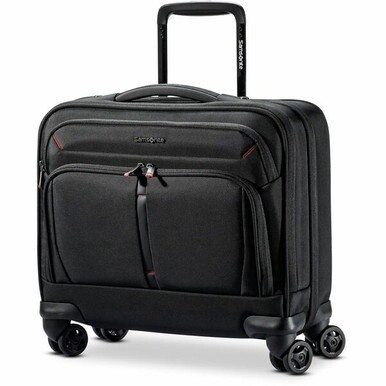 Samsonite Xenon 3.0 Travel/Luggage Case for 12.9&quot; to 15.6&quot; Notebook, Tablet, Accessories - Black - 1680D Ballistic Polyester Body - Tricot Interior Material - Trolley Strap, Handle - 1 Each