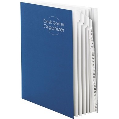 Smead Daily Desk File/Sorter - Printed Tab(s) - Digit - 1-31 - Letter - 8.50&quot; Width x 11&quot; Length - Recycled - 1 Each