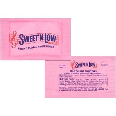 SWEET&#39;N Low Low-Sugar Substitute Packets - Packet - Artificial Sweetener - 400/Box