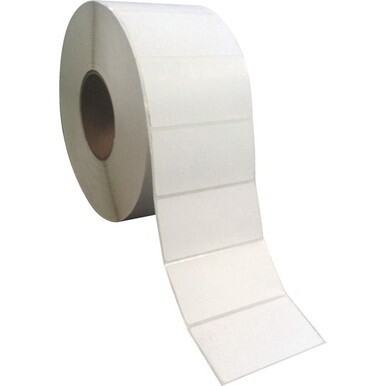 Sparco Direct Thermal Labels - 4&quot; Width x 2&quot; Length - Rectangle - Direct Thermal - White - 12000 Total Label(s) - 12000 / Carton - Perforated, Self-adhesive