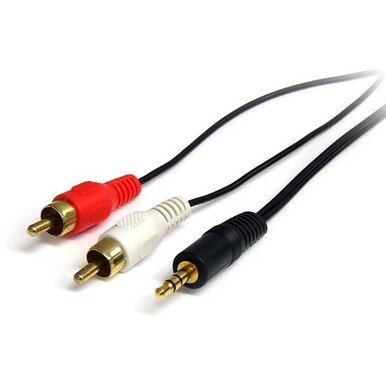 StarTech.com - Stereo Audio cable - RCA (M) - mini-phone stereo 3.5 mm (M) - 0.91 m - Connect your Computer or Audio Player to an RCA Audio Device - mini jack to rca - 3.5mm to rca - headphone jack to
