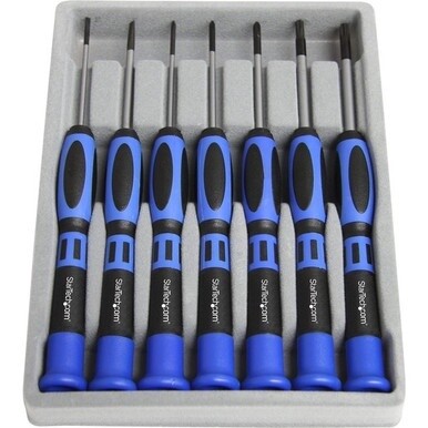 StarTech.com 7 Piece Precision Screwdriver Computer Tool Kit - Provides 7 precision screwdrivers for almost any computer maintenance/repair need - screwdriver tool kit - computer screwdrivers - precis