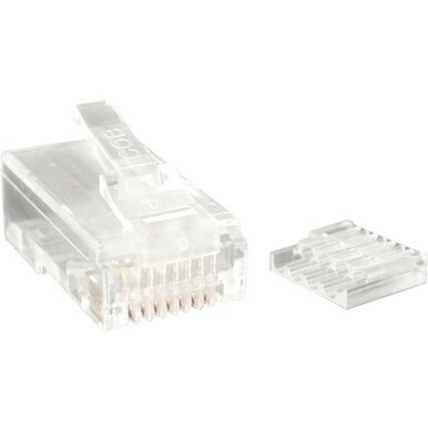 StarTech.com Cat.6 RJ45 Stranded Modular Plug Connector - 50 Pack - Network connector - RJ-45 (M) - CAT 6 - stranded - clear (pack of 50)