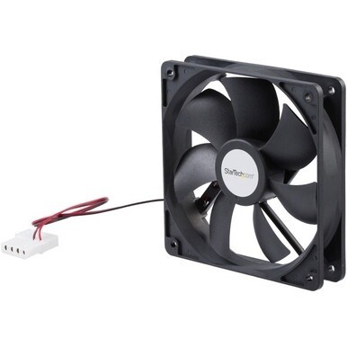 StarTech.com 120x25mm Dual Ball Bearing Computer Case Fan w/ LP4 Connector - System fan kit - 120 mm - Add additional chassis cooling with a 120mm ball bearing fan - pc fan - computer case fan - 120mm
