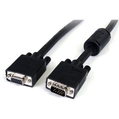 StarTech.com VGA Monitor Coaxial Extension Cable - Extend your VGA monitor connection without losing video signal quality - 15ft vga cable - 15ft vga video cable - 15ft vga monitor cable - 15ft hd15 t