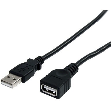StarTech.com 10 ft Black USB 2.0 Extension Cable A to A - M/F - Extends the length of your current USB device cable by 10 feet - 10ft usb extension cable - 10ft usb 2.0 extension cable - 10ft USB exte