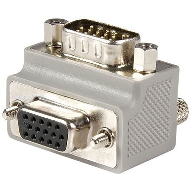 StarTech.com VGA adapter cable - Type 2 - right angle VGA (m) - VGA (f) - Add space for your VGA port and connect a VGA cable even in tight installation spaces