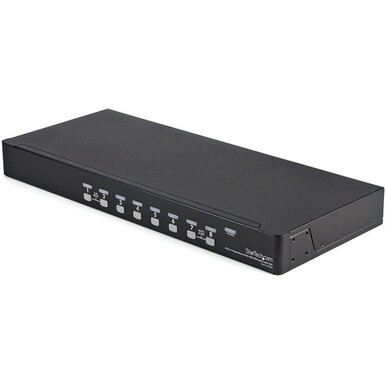 StarTech.com 8 Port 1U Rackmount USB KVM Switch Kit with OSD and Cables - A complete 8-port USB KVM kit, including all necessary cables and accessories - usb kvm switch - 8 port kvm switch - vga kvm s