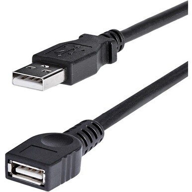 StarTech.com 6 ft Black USB 2.0 Extension Cable A to A - M/F - Extends the length your current USB device cable by 6 feet - 6ft usb extension cable - 6ft usb 2.0 extension cable - 6ft USB extension co