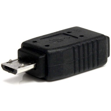 StarTech.com USB 2.0 Adapter - Micro USB (M) - Mini USB (F) - USB 2.0 -Adapter - Allows the use of older Mini USB cables with newer Micro USB devices. - micro usb to mini usb - mini usb adapter - micr