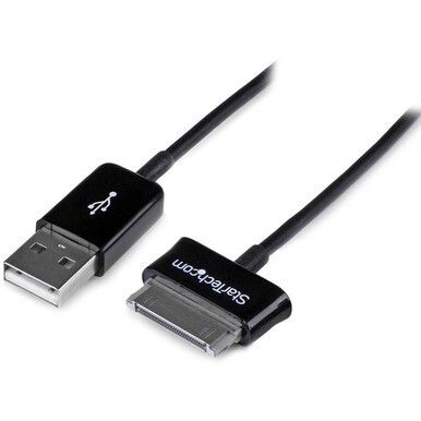 StarTech.com 2m Dock Connector to USB Cable for Samsung Galaxy Tab&amp;trade; - Charge or sync your Samsung Galaxy Tab&amp;trade; Computer - galaxy tab cable - samsung galaxy cable - samsung tab cable - samsu