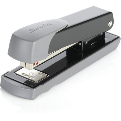 Swingline Compact Commercial Stapler - 20 of 20lb Paper Sheets Capacity - 210 Staple Capacity - Half Strip - 1/4" Staple Size - 1 Each - Black