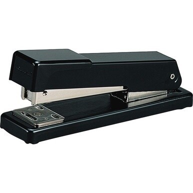 Swingline Compact Desk Stapler - 20 of 20lb Paper Sheets Capacity - 105 Staple Capacity - Half Strip - 1/4" Staple Size - 1 Each - Black