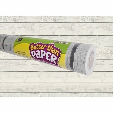 Teacher Created Resources Better Than Paper Board Roll - Bulletin Board, Classroom - 48&quot;Width x 12 ftLength - 1 Roll - White Wood