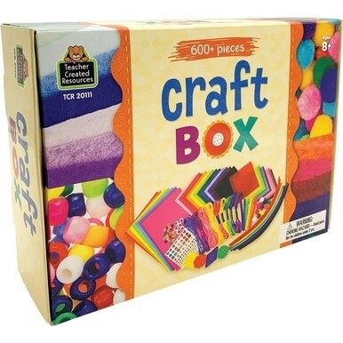 Teacher Created Resources Craft Box - Crafting, Artwork - 600 Piece(s) - 1 Each - Multi - Felt