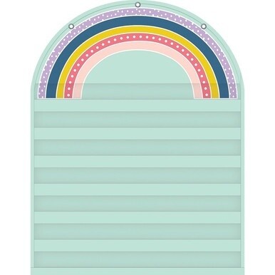 Teacher Created Resources Oh Happy Day Rainbow 7 Pocket Chart - Skill Learning: Rainbow - 1 Each