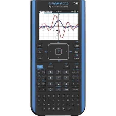Texas Instruments Nspire CX II CAS Graphing Calculator - Rechargeable, Computer Algebra System (CAS) - Battery Powered - 2&quot; x 7.3&quot; x 11.8&quot; - Gray - 1 Each