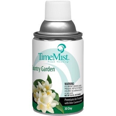 TimeMist Metered 30-Day Country Garden Scent Refill - Spray - 6000 ft?É?í?¢‚Ç¨?°?É‚Äö?Ç¬? - 6.6 fl oz (0.2 quart) - Country Garden - 30 Day - 1 Each - Long Lasting, Odor Neutralizer