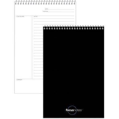 GSA MAS TOPS Innovative Steno Project Ruled Notebook - 80 Sheets - Wire Bound - 20 lb Basis Weight - 6" x 9" - White Paper - Acid-free - 1 Each