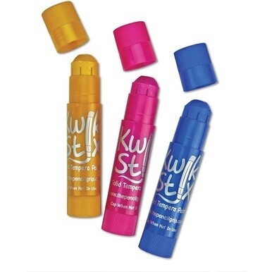 The Pencil Grip Kwik Stix Metalik Solid Tempera Paint - 72 / Box - Assorted Metallic