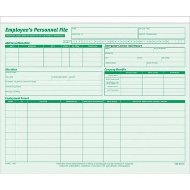 TOPS Record Jacket - 9 1/2&quot; x 11 3/4&quot; - Green - 5 / Carton