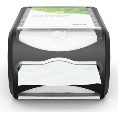 Tork Xpressnap&amp;reg; Counter Napkin Dispenser Black N4 - Tork Xpressnap&amp;reg; Counter Napkin Dispenser Black N4, Versatile Design, Signature Range, 5.7" x 7.5" x 12.1" , 6432000