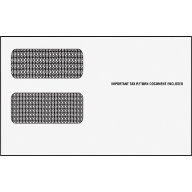 Adams 1098/1099 Tax Form Envelopes - Document - 5 5/8&quot; Width x 9&quot; Length - Gummed - 500 / Carton - White