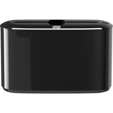 TORK Xpress Countertop Multifold Hand Towel Dispenser - Multifold Dispenser - 7.9" Height x 12.7" Width x 4.6" Depth - Plastic - Black - Compact, Lockable - 1