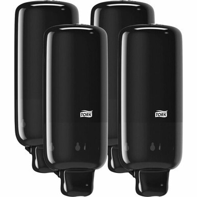 TORK Elevation Foam Skincare Manual Dispenser - Manual - Easy to Use, Hygienic, Lockable, Wall Mountable - Black - 4 / Carton